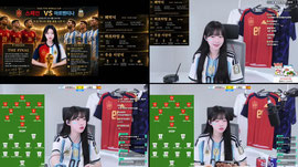 월드컵 스페인 우승 시상식!