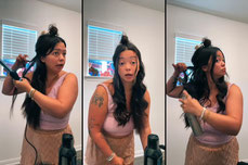 Curling my hair