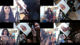 Portrait study in studio