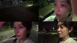 생얼로 새벽 산책중 풍 안쏴두됩니다
