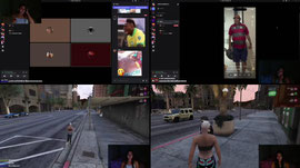 Jogando com os friends