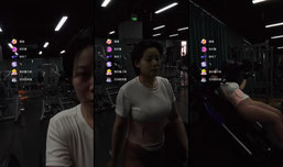 在门外看腿打断