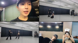 더케이 강한빛x해아 춤연습