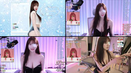 한눈파는 눈나,,♡ 클립캐치시 블랙