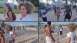 workout on south beach:)