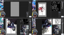 the stars line up to draw a gundam