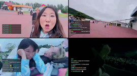 Fireworks day in amusement park(Jp/Eng)