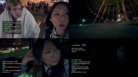 Fireworks day in amusement park(Jp/Eng)