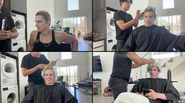 IRL haircut and color with Abraham :) 

Just chatting and hanging out