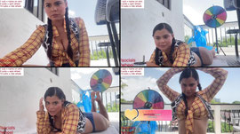 Cave Girl Tanning LATINA is back !s !wheel