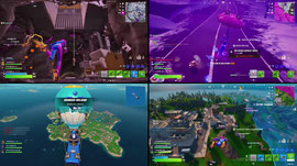 Fortnite. Playing with viewers.