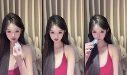 她笑起来真的好甜！