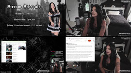 18+ ♡ SPOOKY MONDAY ♡ Just chatting, horror stories + starting the skin stapler┃Goth streamer ┃ !discord !throne !socials !gamble