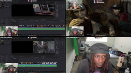 working on the clock(editing yt vid)