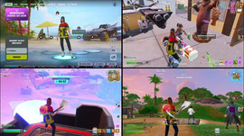 jogando um fortnite