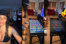 🎶Strip Tease Foosball Match💋