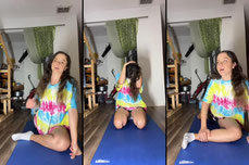 Night time yoga