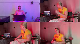 IRL haircut and color with Abraham :) 

Just chatting and hanging out