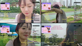 폭염 패딩운동여캠🌸50개리액션,운동
