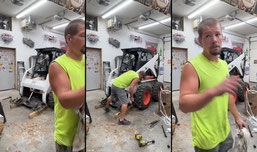 Working on skid loader 2night