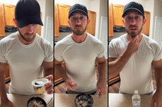 Post workout yogurt dude