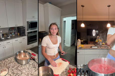 baking a cake!