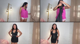 Haul body suit try on