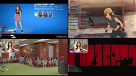 yes that's right.. we are indeed playing THAT game... 5 stack w/ janet josh john abe! also ariana MV + more gaming after :)