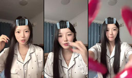 化妆中….