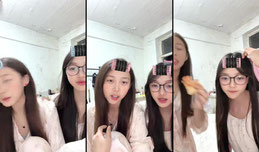 刘海卷姐妹