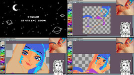 [18+]ৎ੭ღ Pixel Art Stream :3 ღৎ੭