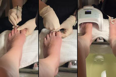 Pedicure cosmetics
