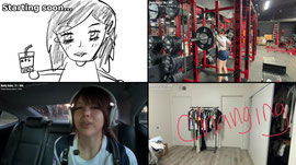 Leg day/ getting ready for Sunnys Bday w/ @mole after