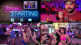 Mamasan's Birthday! Red Light District Bar-Tent! Pattaya, Thailand!