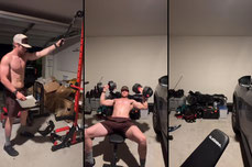 No talking just lifting