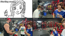 Gym day w @leanbeefpatty