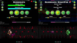 Bloodbath 75% 70+x5 29-95%, 41-100, (deduct BPM by like 30 its hella inaccurate)