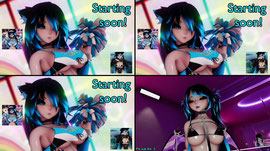 Let me help you wake up Master~🩵 18+ 🩵 Streaming with shock collar 🩵 Face Tracking 🩵