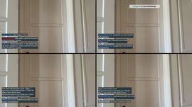 what's behind the door? emily showering | socials