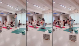 跟周老师一起练瑜伽