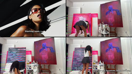 Painting & streaming allllll weekend im back!!!! w fun special announcement (:🥰💃🏽🥳💖