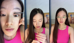 学法语的模特日常