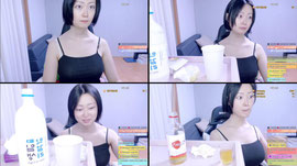 희순이 막걸리 마셔요