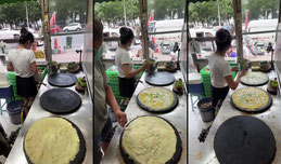 @正宗天津煎饼果子正在直正宗天