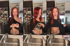Cleaning my kitchen  jammin