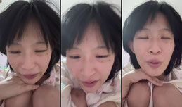 莓莓奶兔正在无美颜直播化妆