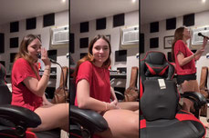 In the studio