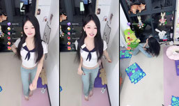小心心，前空翻