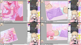27岁离职美术女工激情画稿