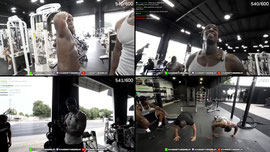 ⚡️ Workout at Alphaland w/ Maxo Kream ⚡️ HOUSTON WE HERE ⚡️STREAMER PROM SOON⚡️